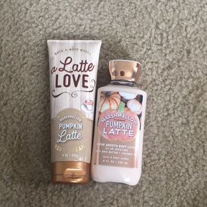 Marshmallow pumpkin latte